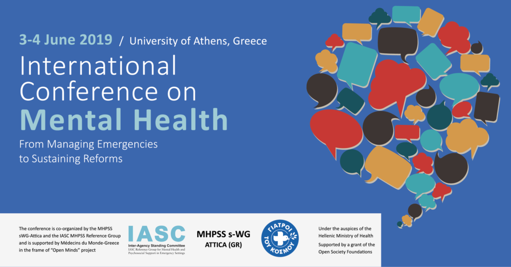 International Conference on Mental Health From Managing Emergencies to